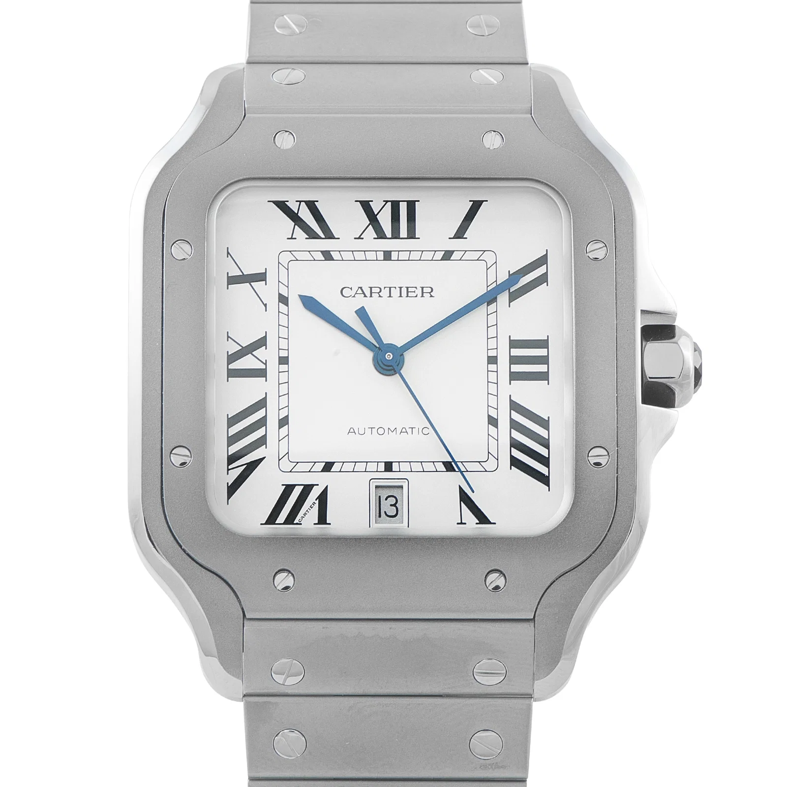 Cartier Santos Large Model Titanium Watch WSSA0089