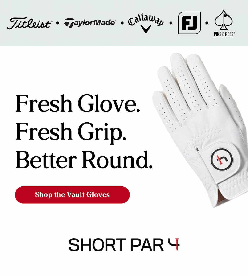 Fresh glove.  Fresh grip.  Better round.