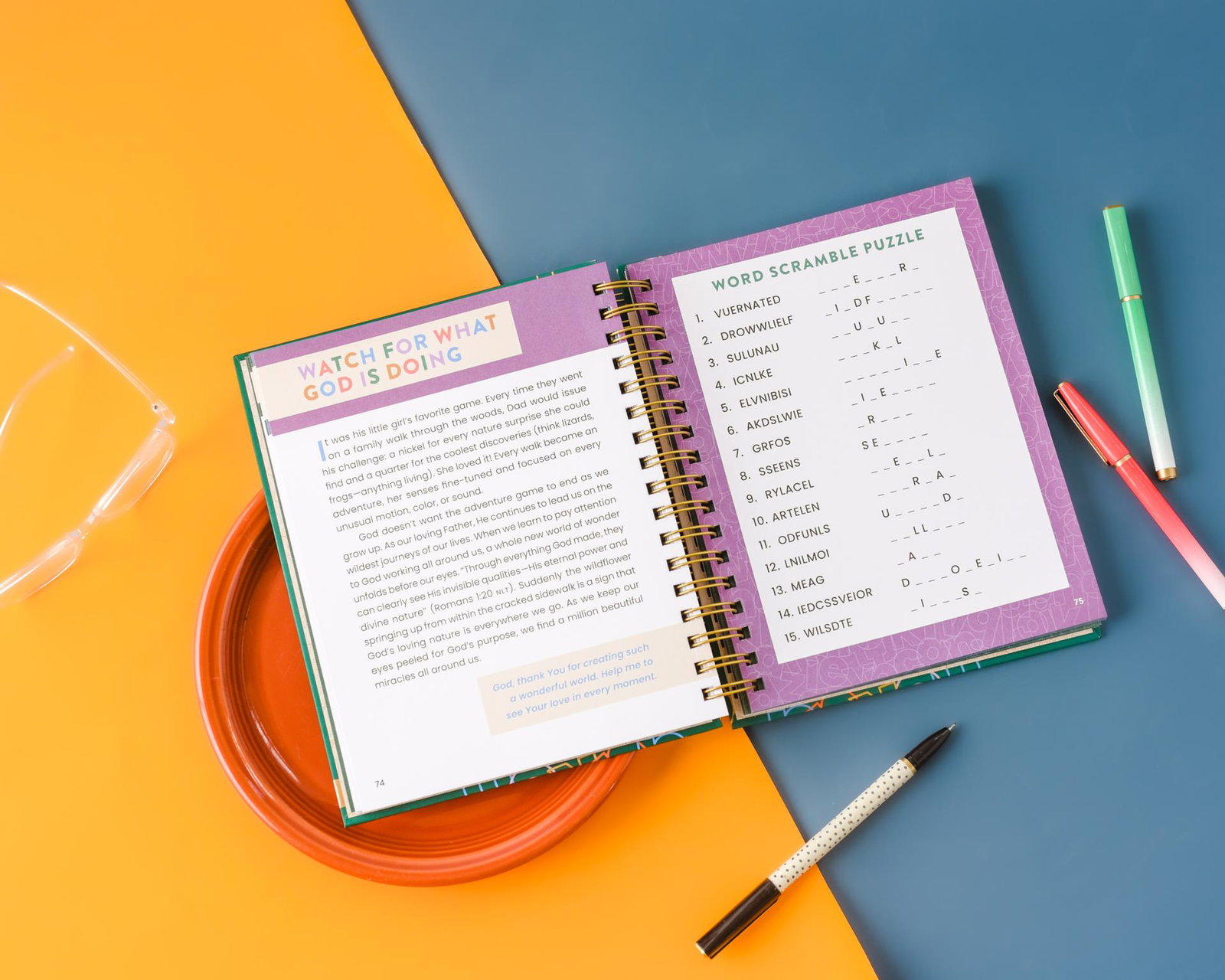 Devotional Word Scramble Book: Celebrate God’s Goodness