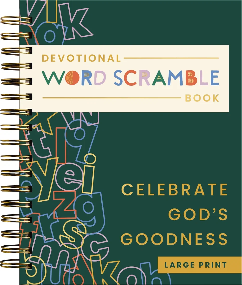 Devotional Word Scramble Book: Celebrate God’s Goodness