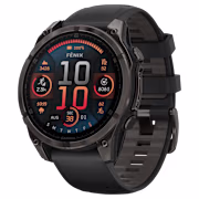 Garmin fenix 8 AMOLED Sapphire Multisport GPS Smartwatch - Carbon Gray DLC - 47mm