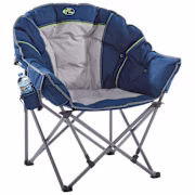 Bass Pro Shops XL Padded Club Chair - Blue/Gray