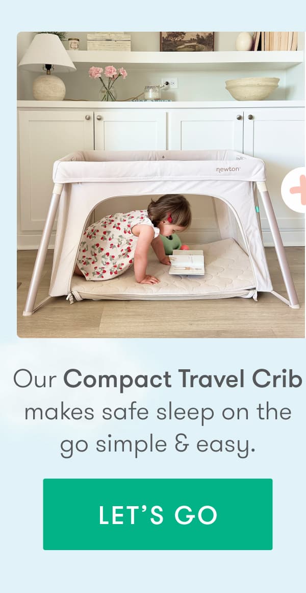 Our Compact Travel Crib makes safe sleep on the go simple & easy.