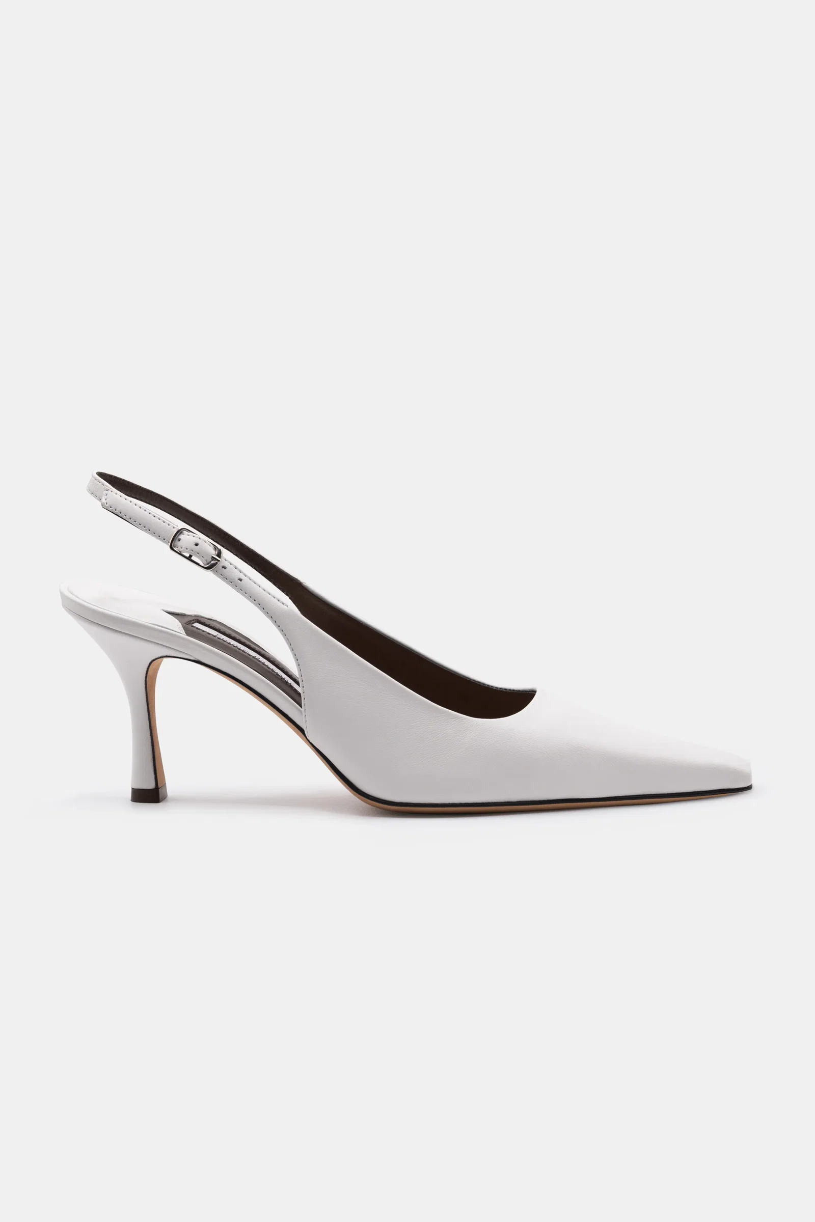 Image of Elana in Optic White Calfskin — FINAL SALE