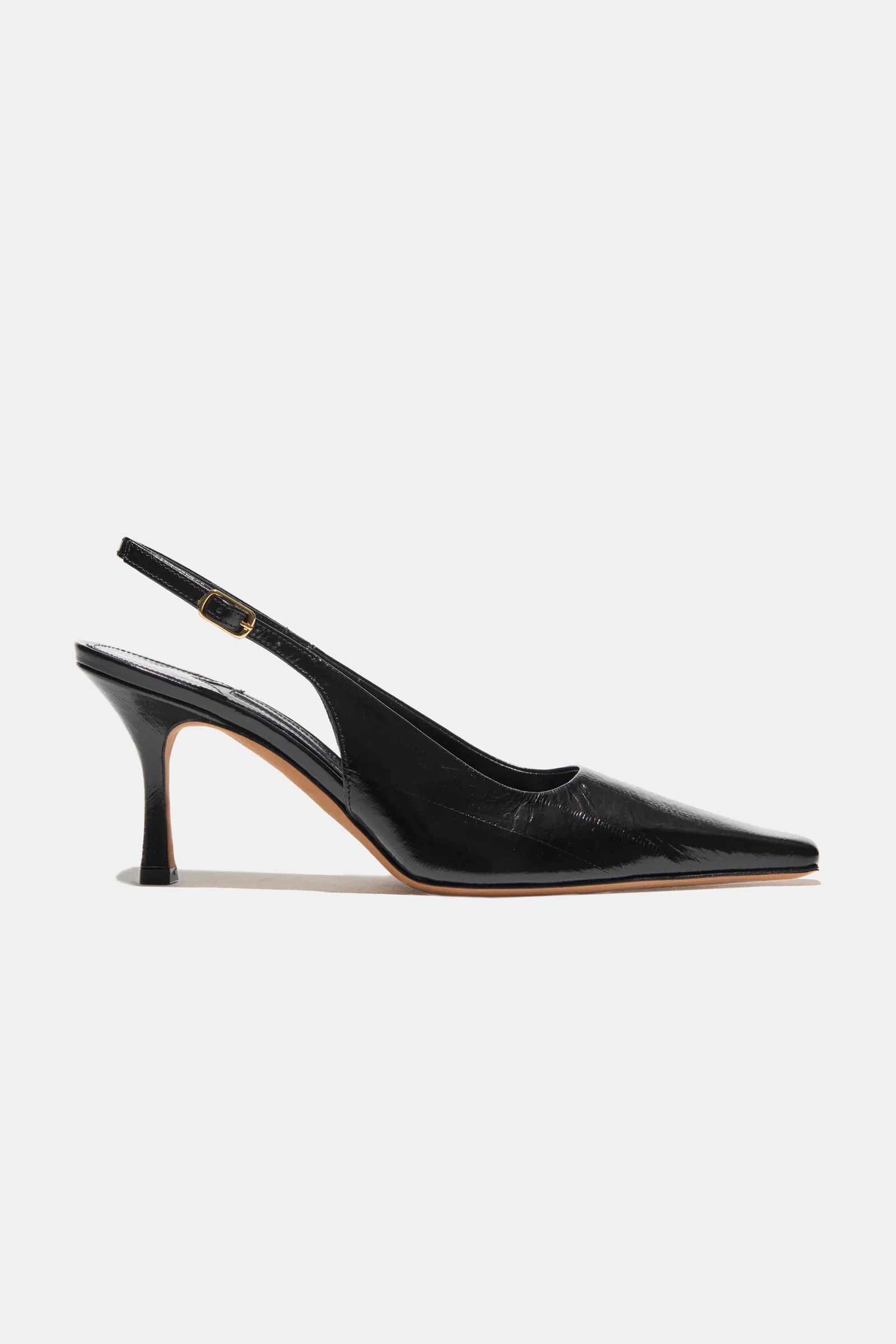 Image of Elana in Black Embossed Eel — FINAL SALE