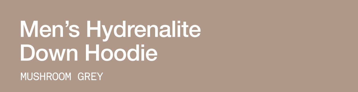 Men's Hydrenalite Down Hoodie