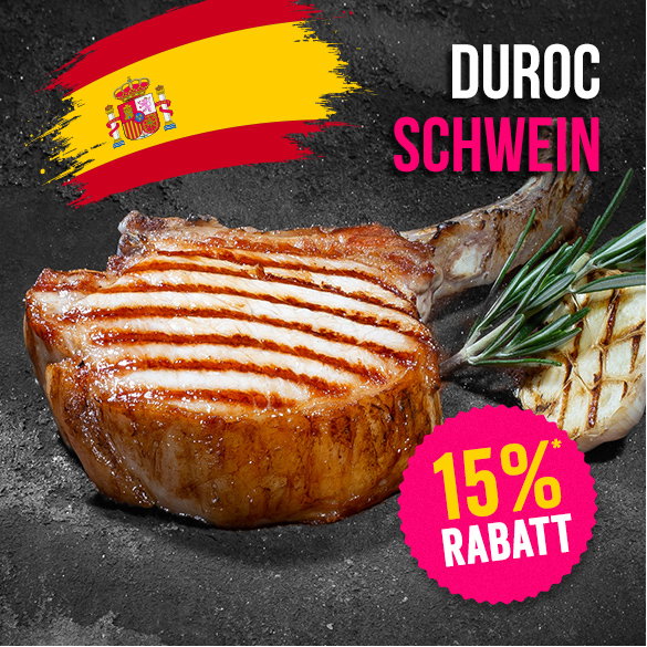 Duroc Schwein - 15% Rabatt