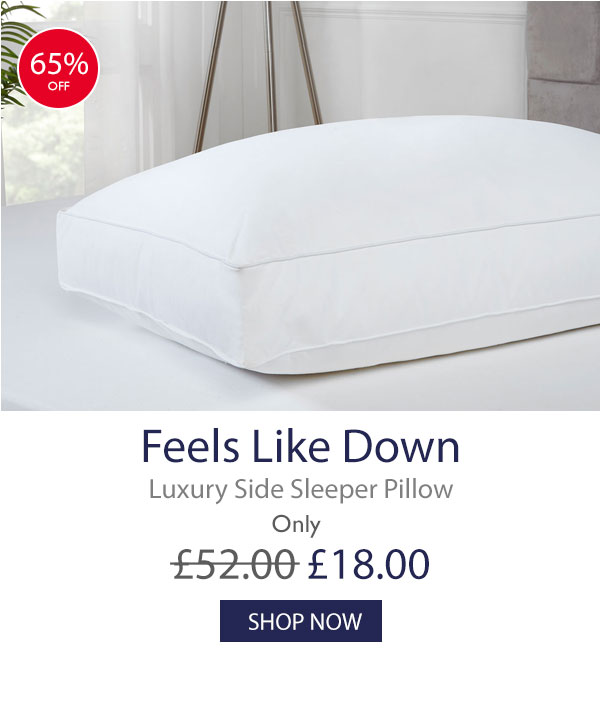 Luxury Feels Like Down Hotel Side Sleeper Pillow