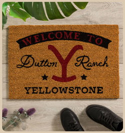40% off - Yellowstone Welcome To Dutton Ranch Door Mat