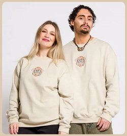 30% off - Labyrinth Embroidered Ludo Stone Sweater