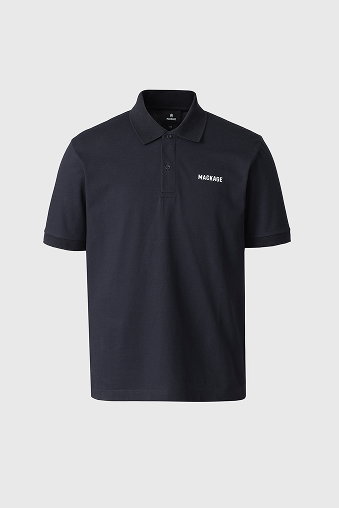 PABLO-CR Flat Knit Rib Collar Polo
