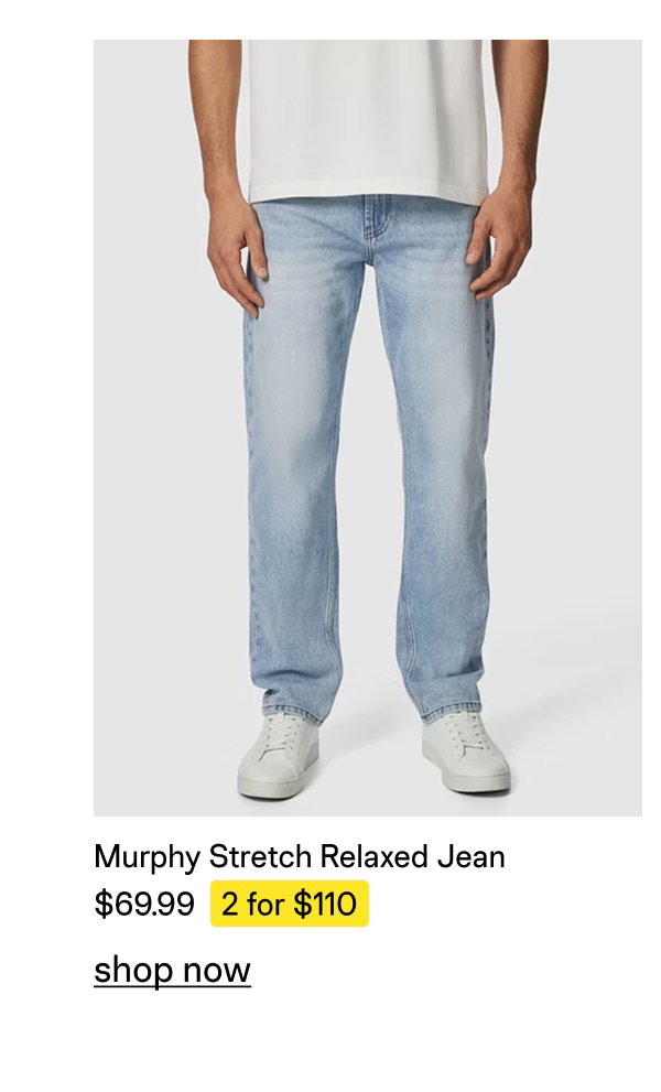 Light Blue Murphy Stretch Relaxed Jean