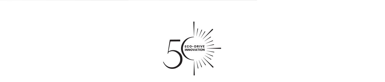 Eco-Drive Innovation 50th Anniversary Logo