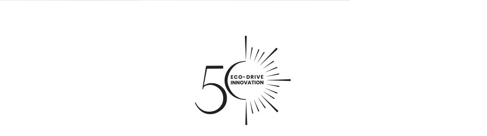 Eco-Drive Innovation 50th Anniversary Logo