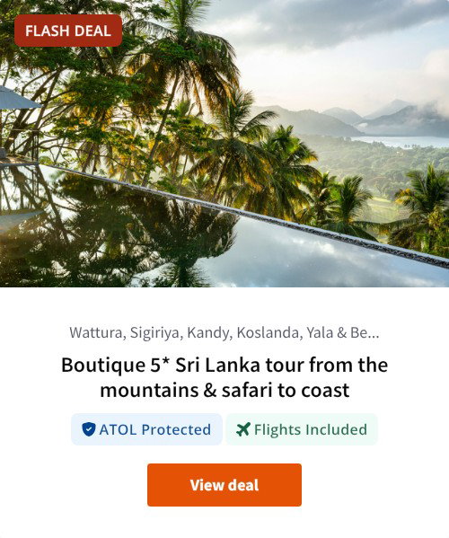 Boutique 5* Sri Lanka tour from the mountains &amp; safari to coast