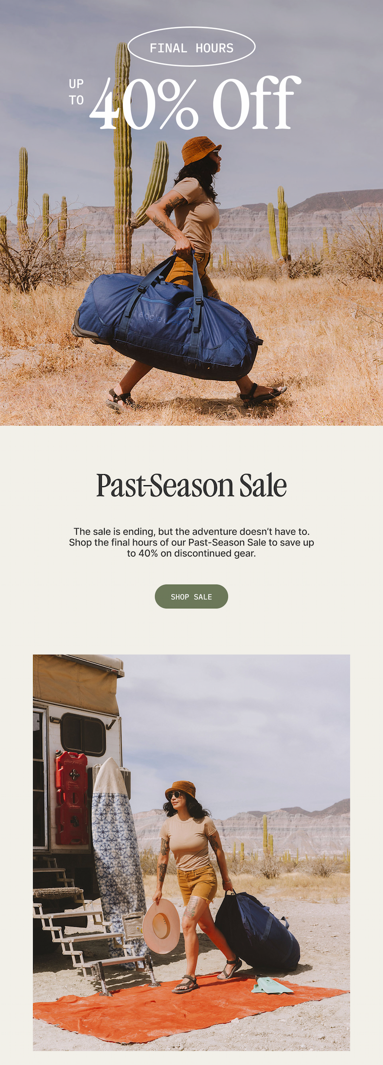 Up To 40% Off Past-Season Gear