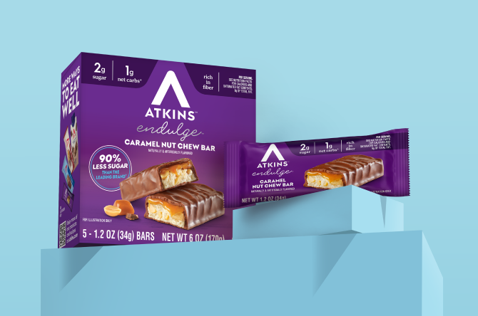 Atkins Endulge Caramel Nut Chew Bar