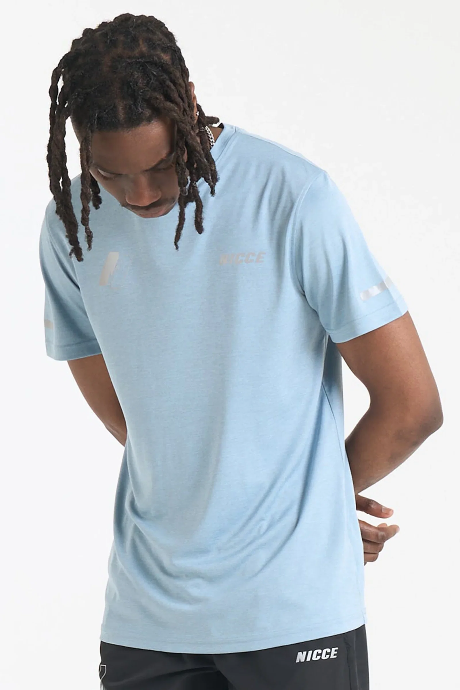 Image of NICCE Mens Gripper T-Shirt | Blue