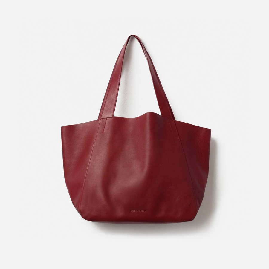 The Times Tote in Cherry Cola