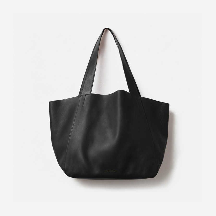 The Times Tote in Black