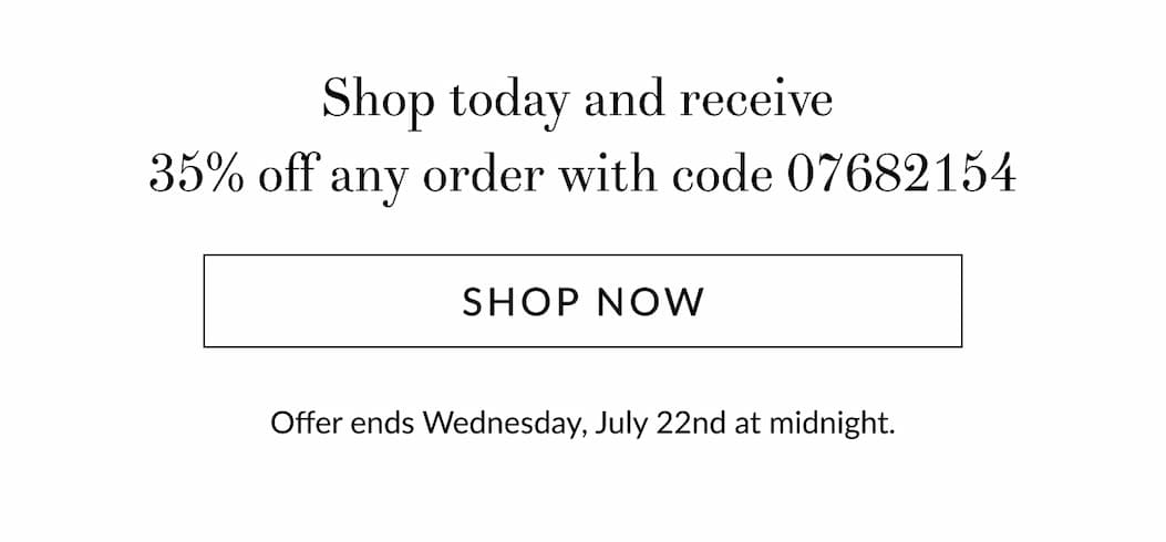 35% off any order [Click here to Shop now]