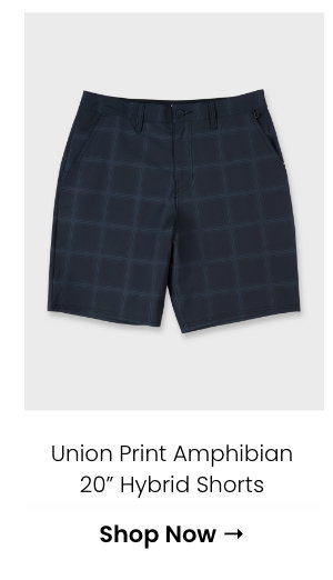 Union Print Amphibian 20" Hybrid Shorts