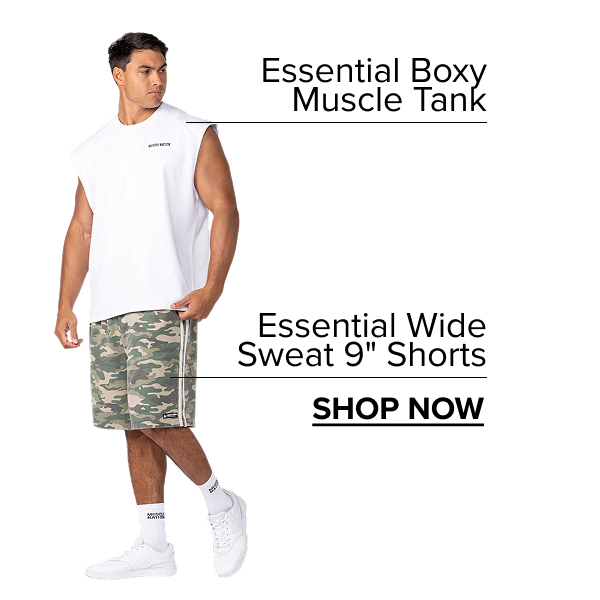 Essential Wide Sweat 9" Shorts