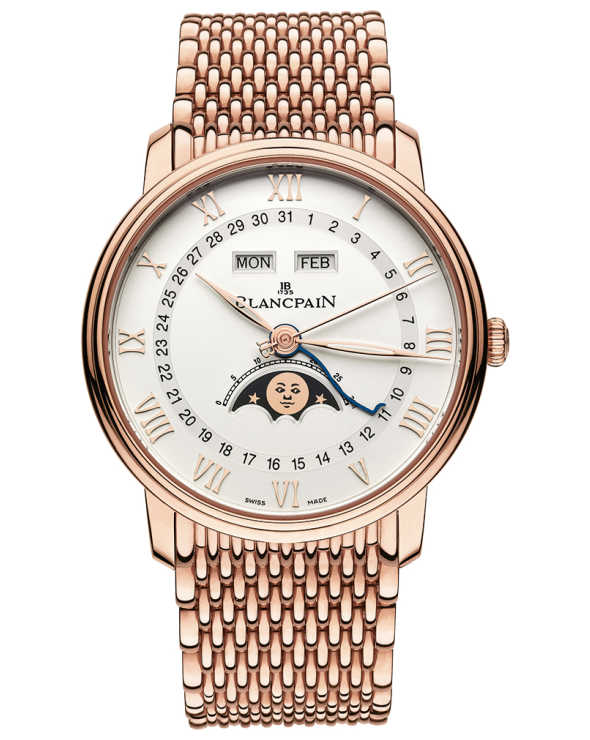 Blancpain Villeret Quantieme Complet Men's Watch 6654-3642-MMB