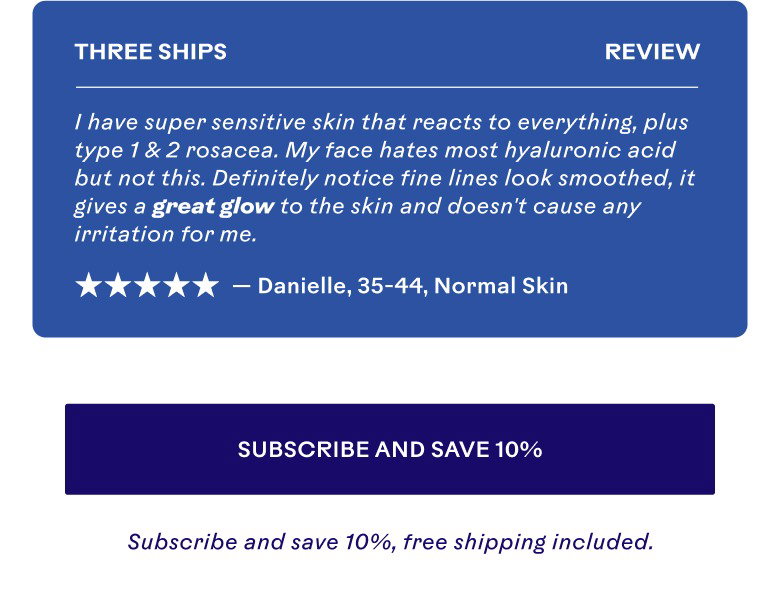 Subscribe and save 10%, free shipping included.