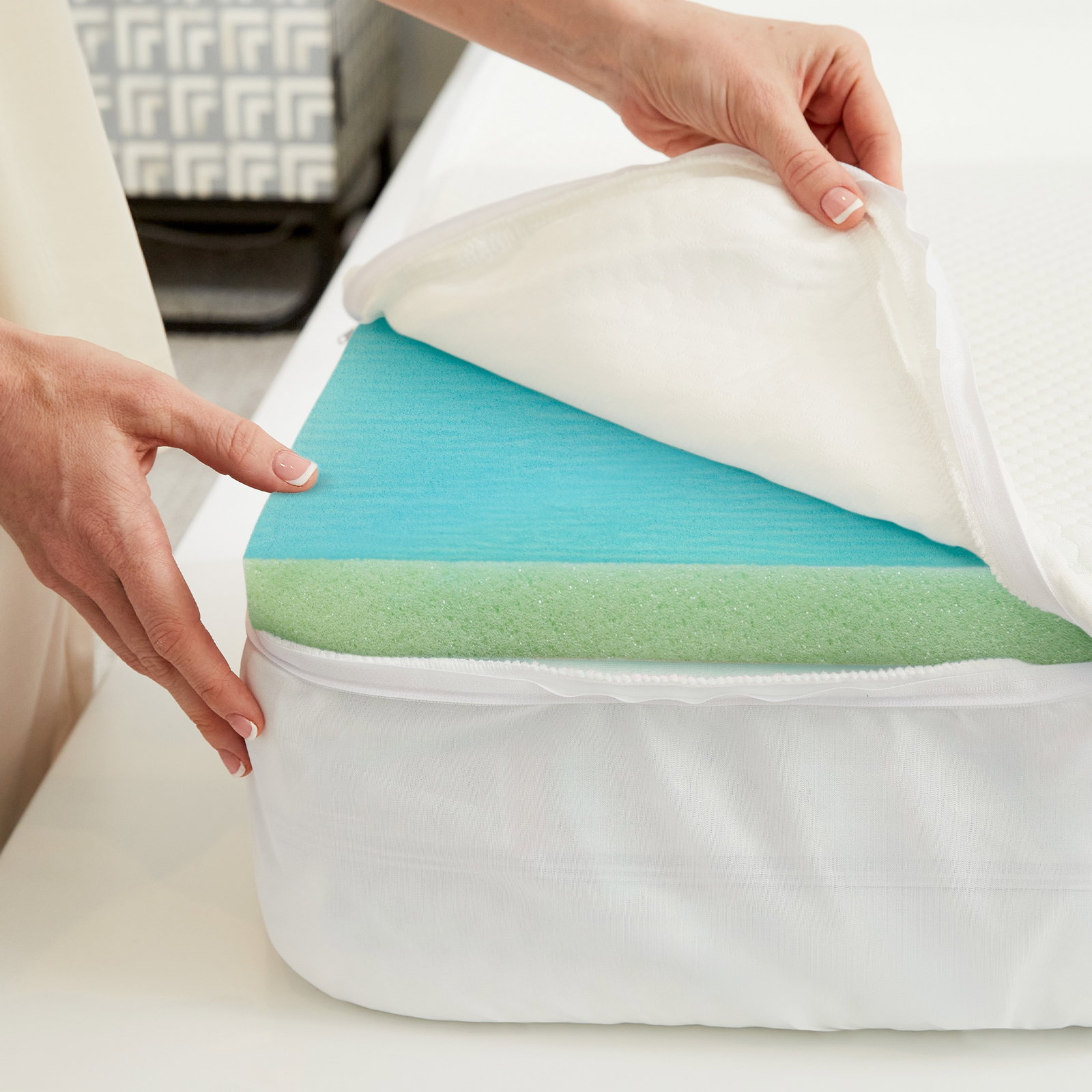 Comfort Platinum Cool Max Topper Queen