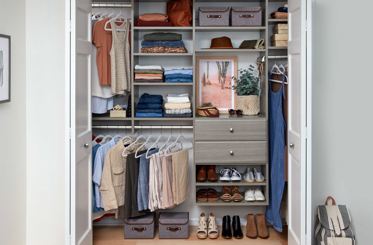 EasyClosets Reach-In Closet 