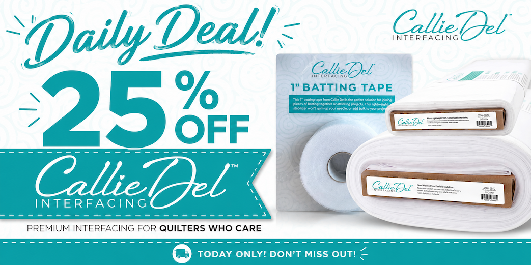 25% off Callie Del Interfacing