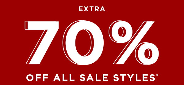 Extra 70% off sale
