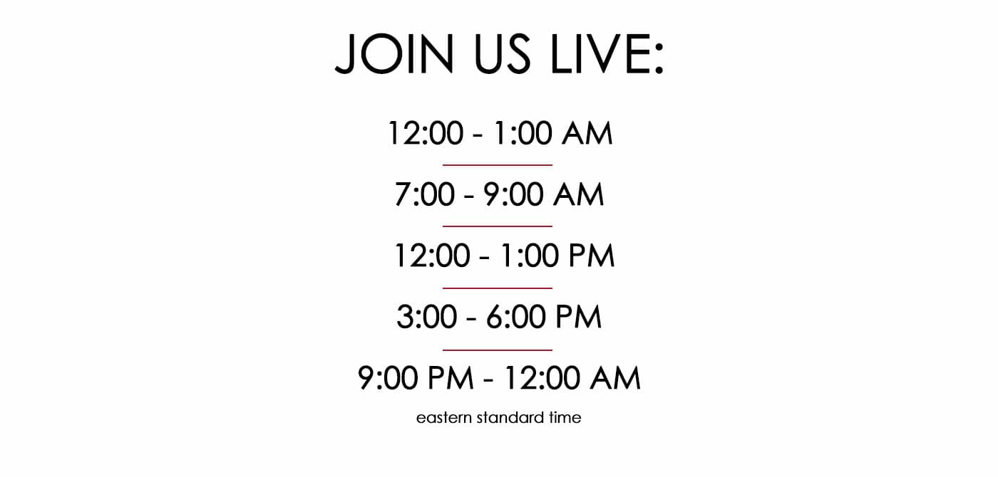 JOIN US LIVE
