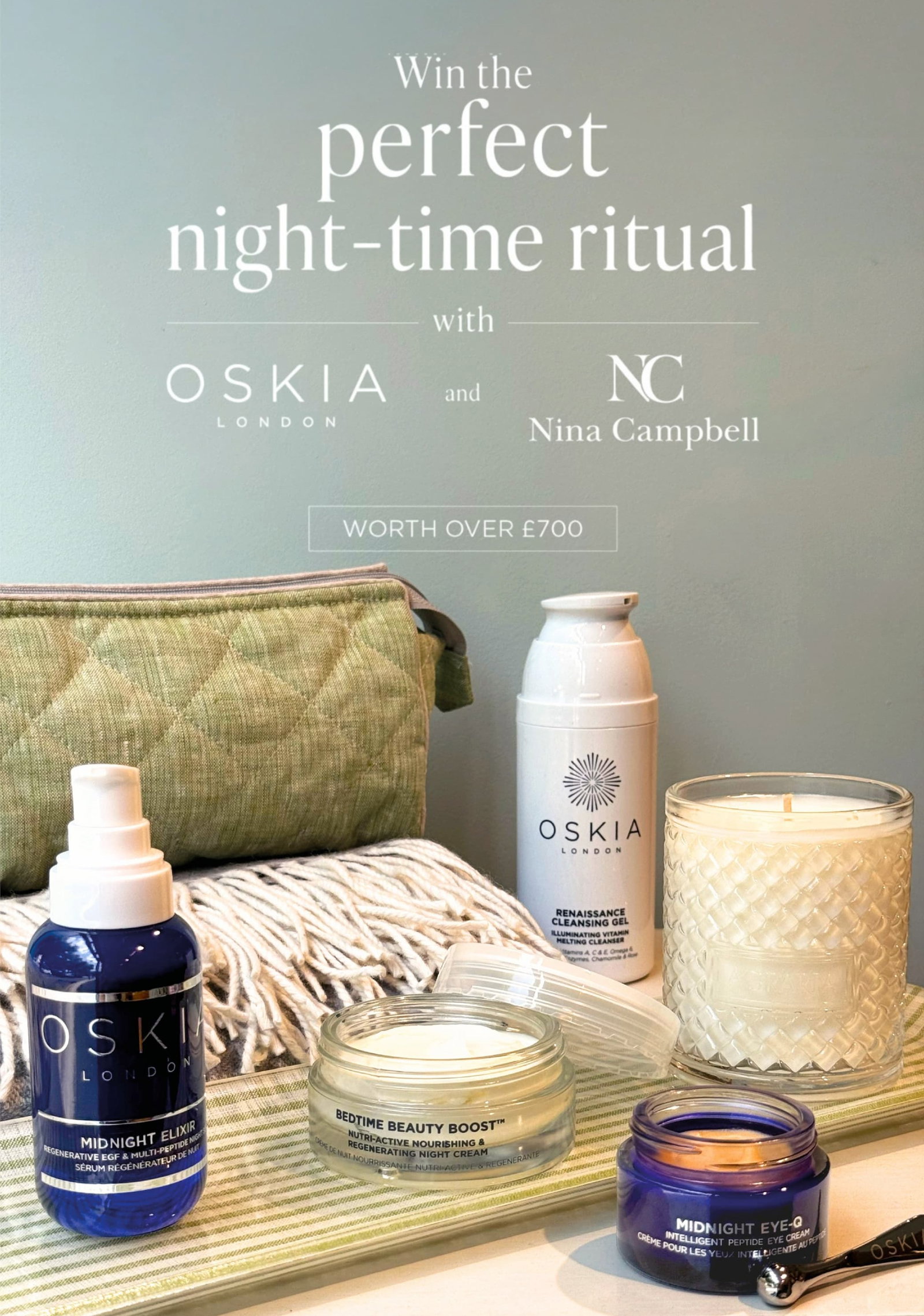 NC x OSKIA Giveaway 