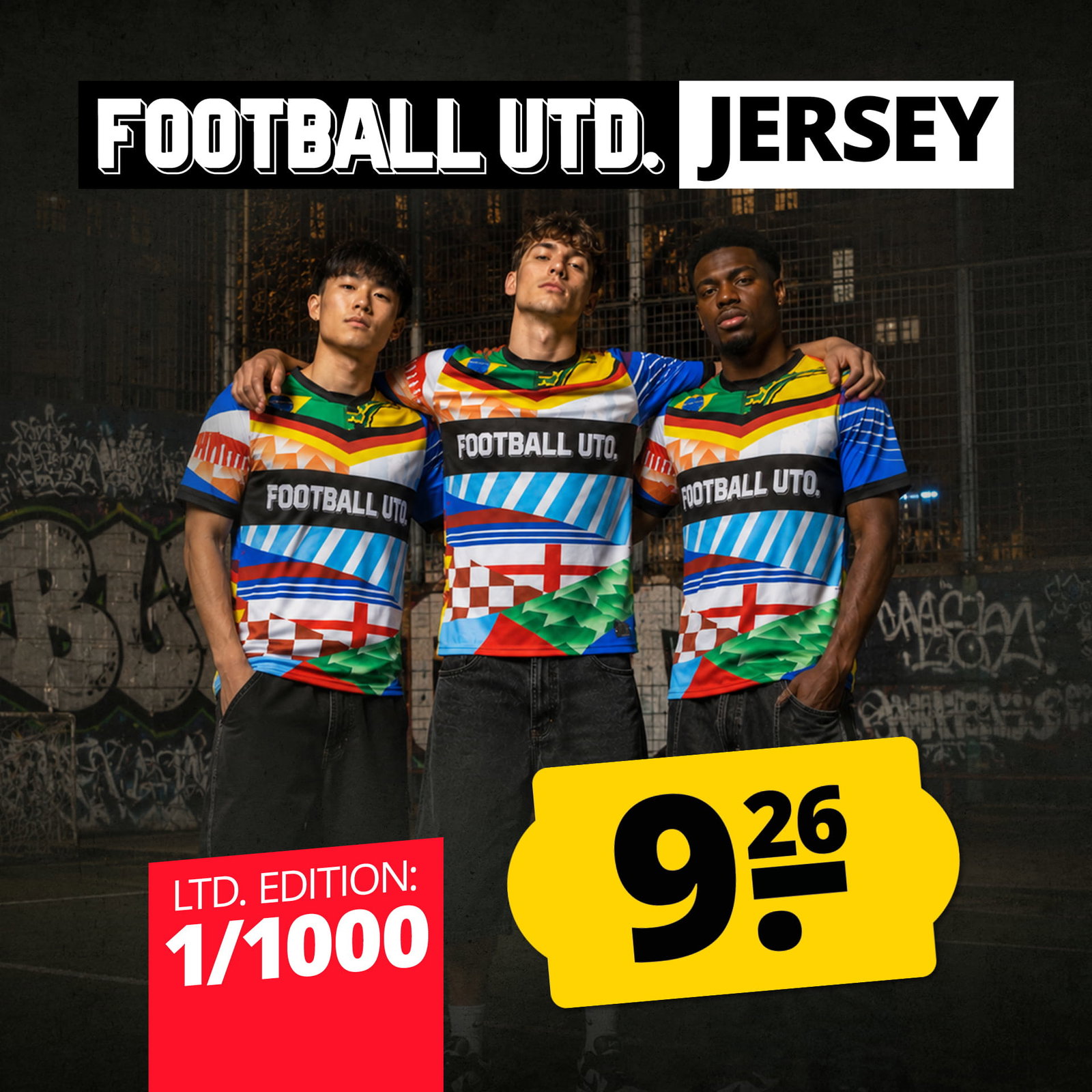 football utd jelex hombre camiseta