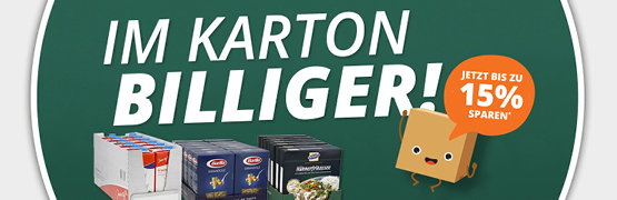 Im Karton billiger