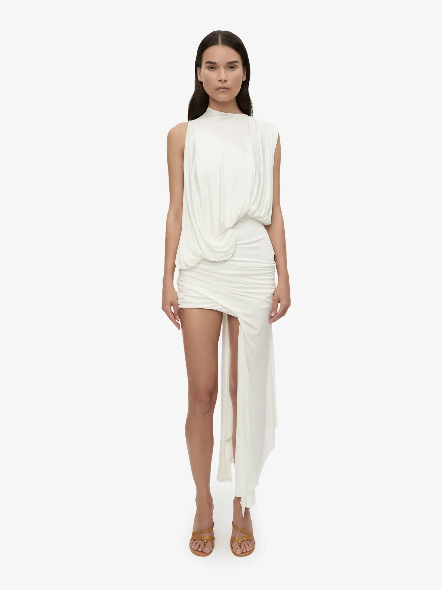 Image of Cumulus Tucked Mini Dress