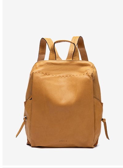 mochila cognac