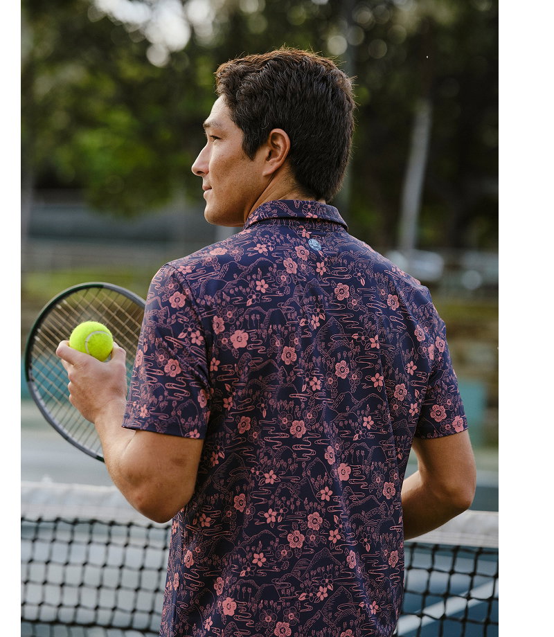 Sakura Fields Performance Polo