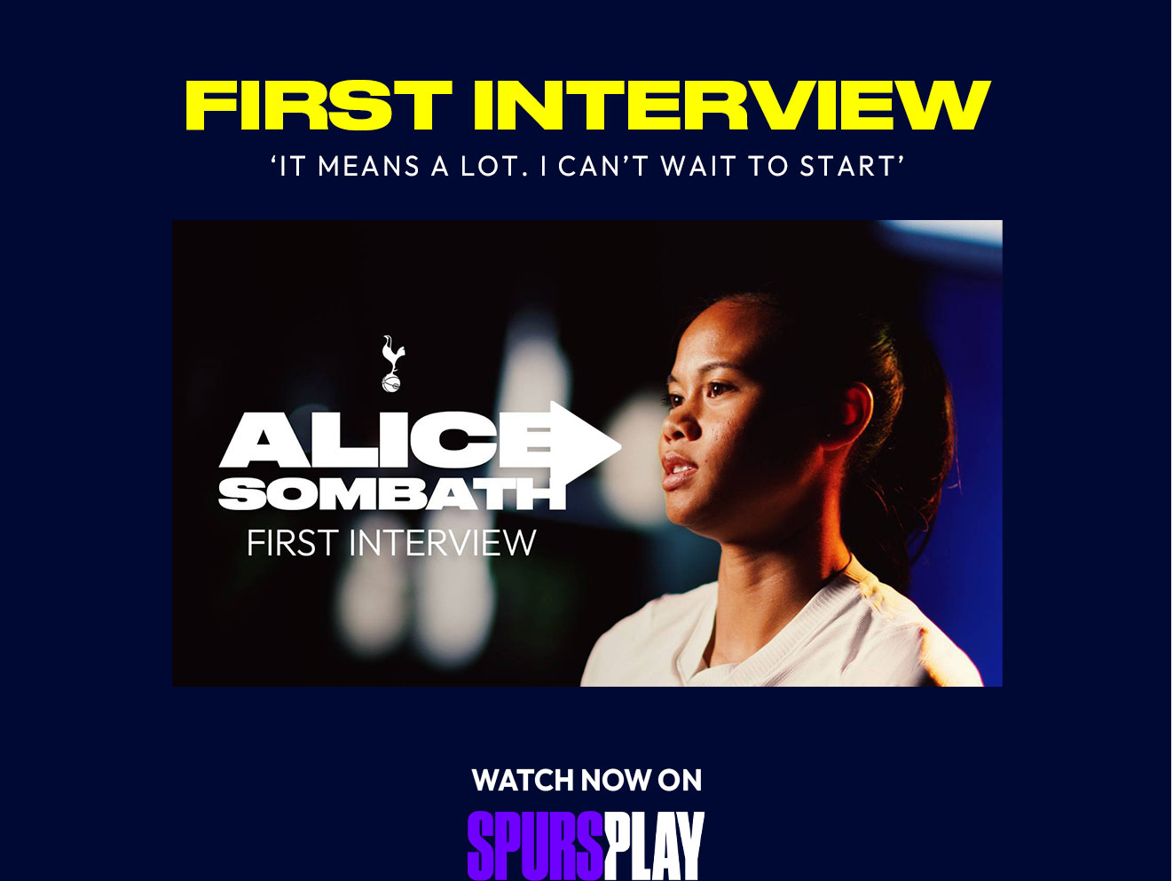 Watch Alice's first interview 