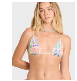 Love Crush Reversible Triangle Bikini Top