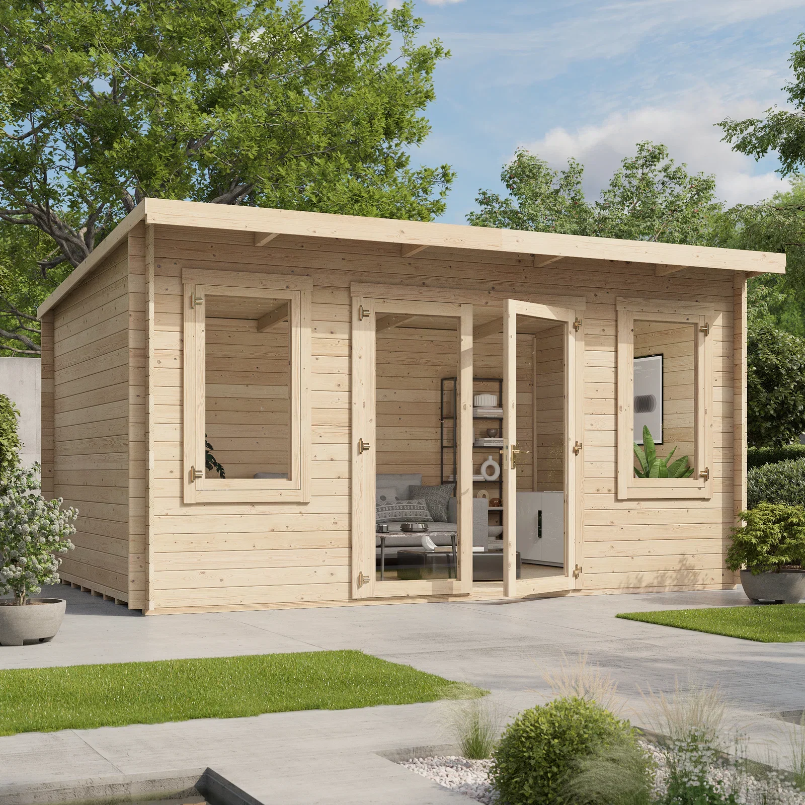 Image of BillyOh Fraya Pent Log Cabin