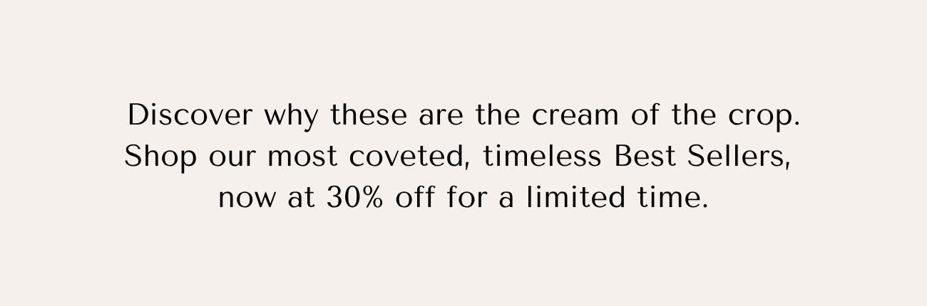 Shop Best Sellers 30% Off