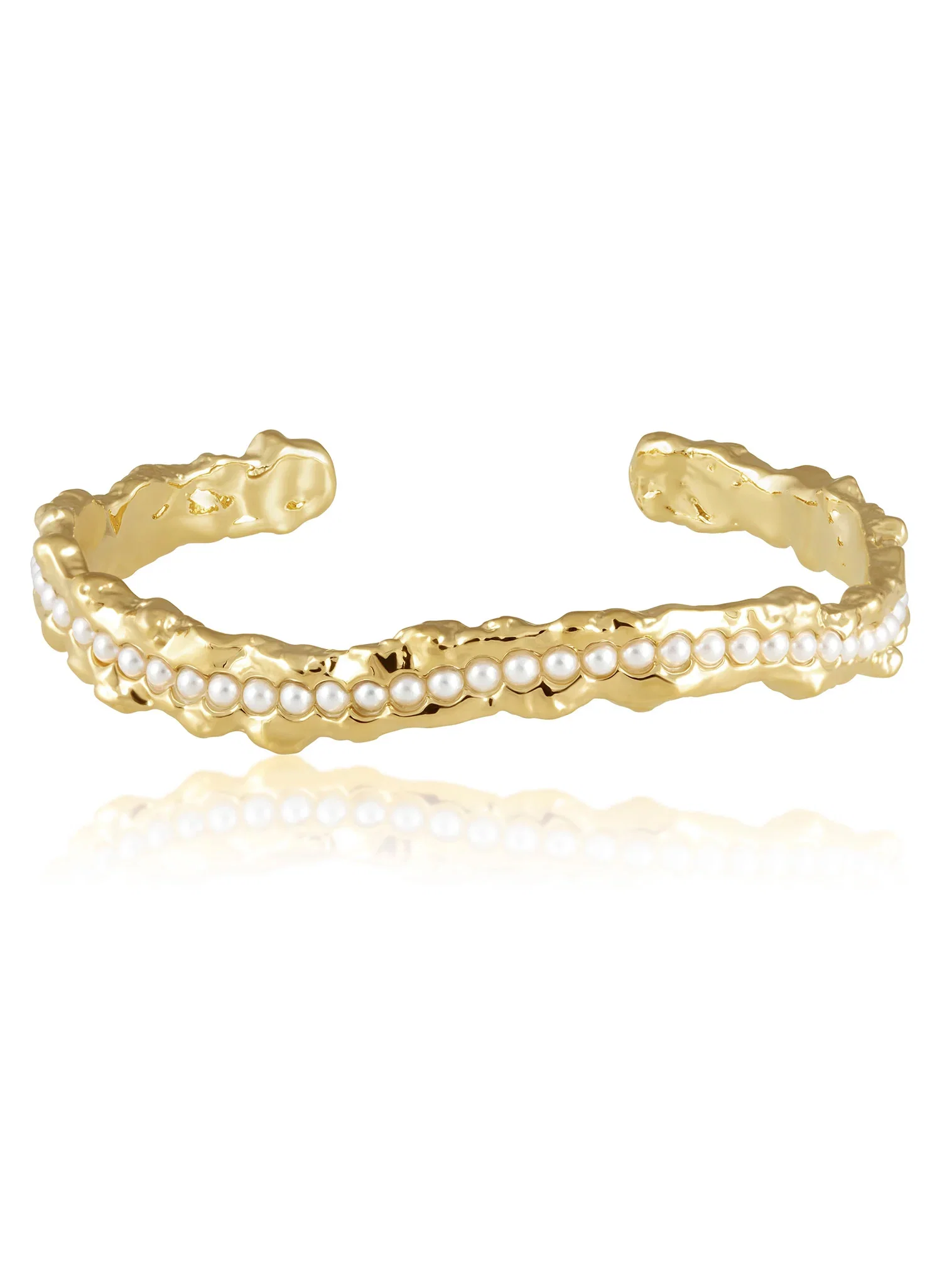 Image of Catalina Pearl Cuff Bracelet | Sahira Jewelry