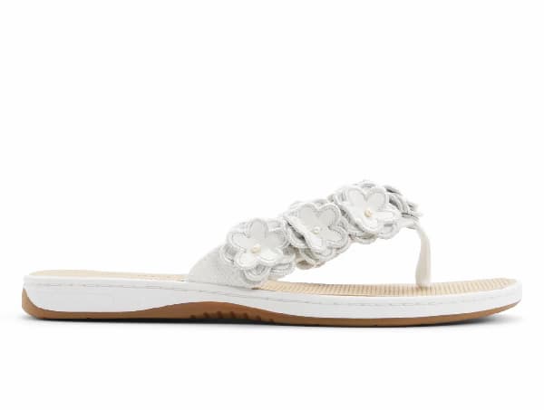 Seafish Floral Thong Sandal