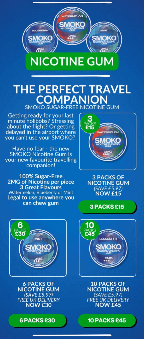SMOKO Nicotine Gum Weekly Deals
