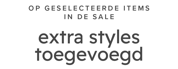 Ontdek de sale