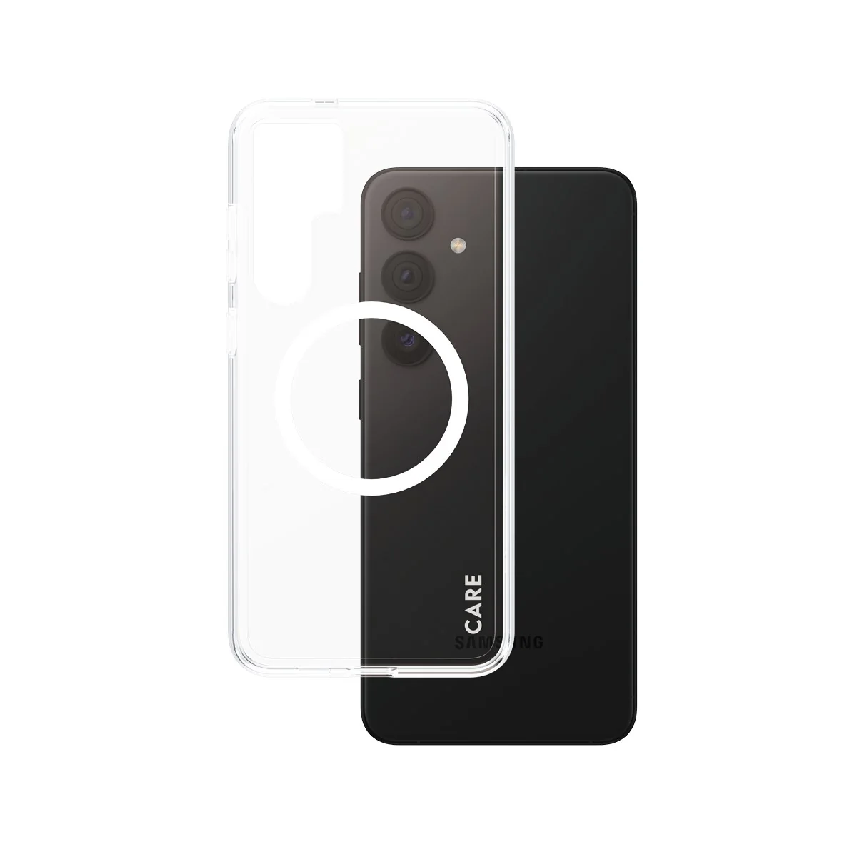 Image of CARE™ by PanzerGlass® Urban Combat Case Transparent w. White Qi Compatible Samsung Galaxy S24+