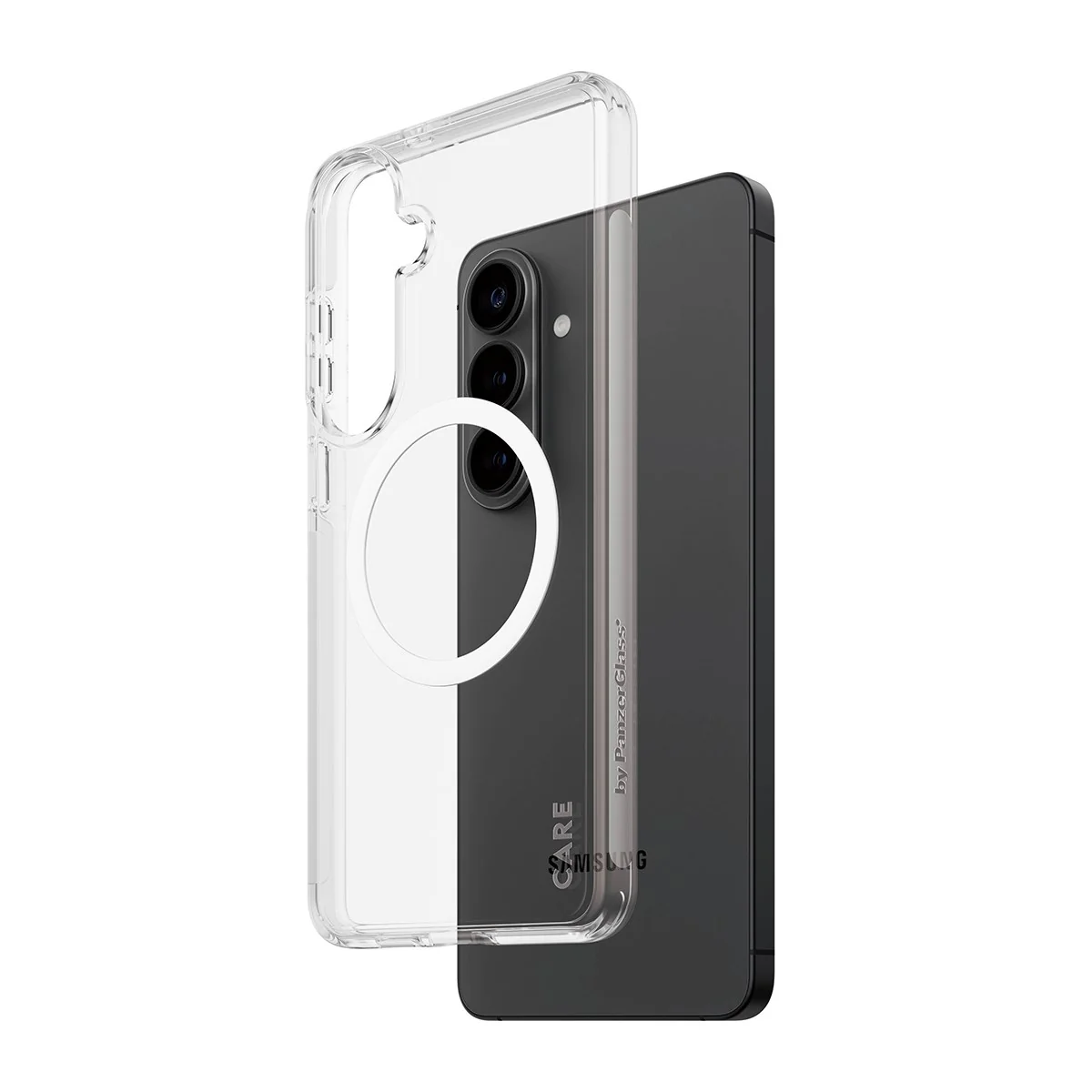 Image of CARE™ by PanzerGlass® Urban Explorer Case Transparent w. White Qi Samsung Galaxy S26+